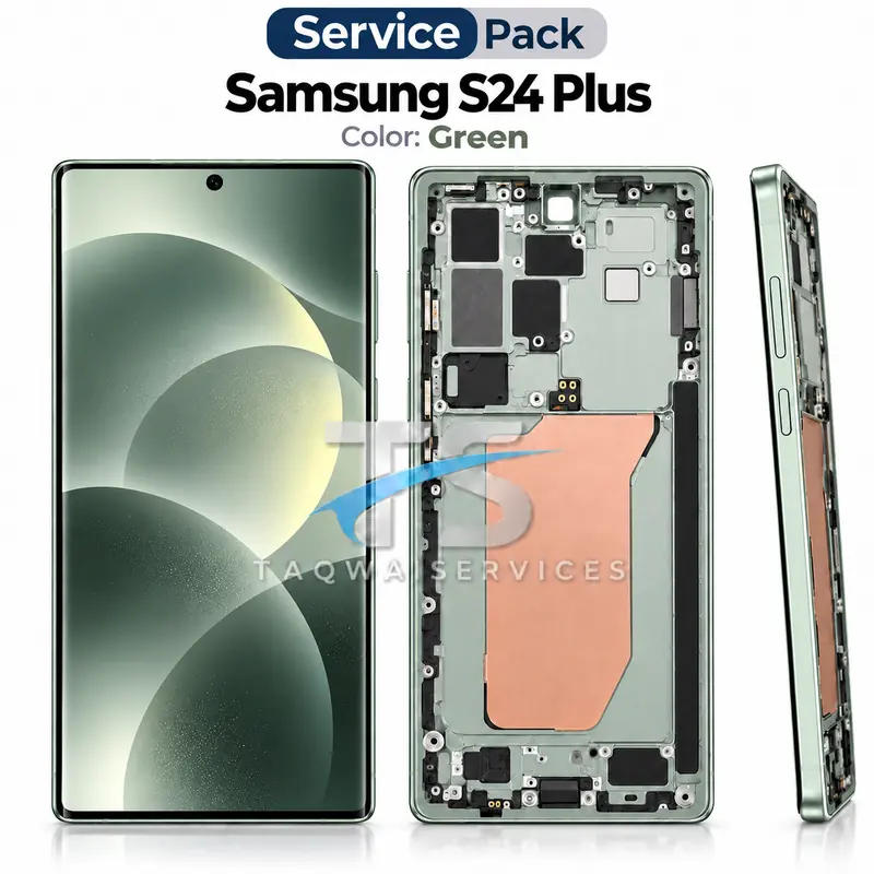 Écrans & Afficheurs Galaxy S24 Plus – Vert (Service Pack avec Chassis | Samsung)