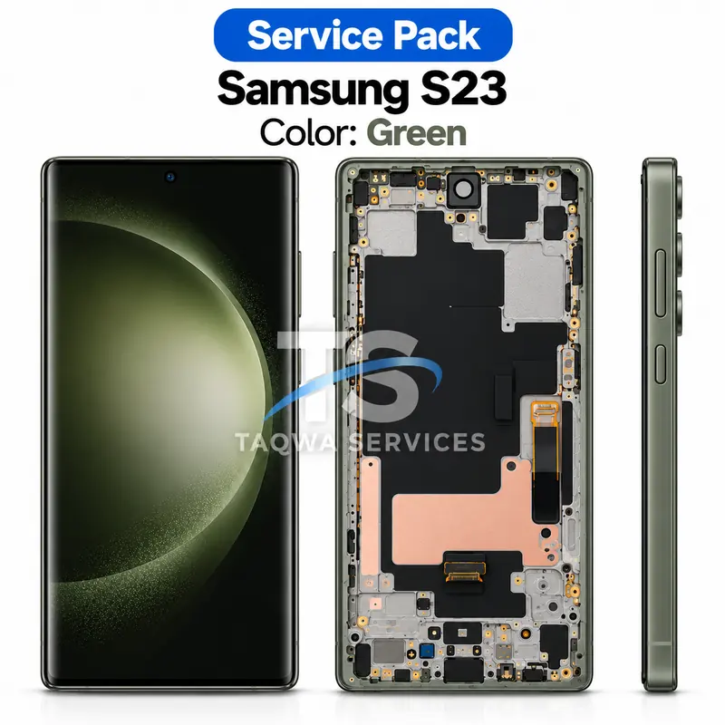 Galaxy S23 Screen & Display – Green (Service Pack avec Chassis | Samsung)