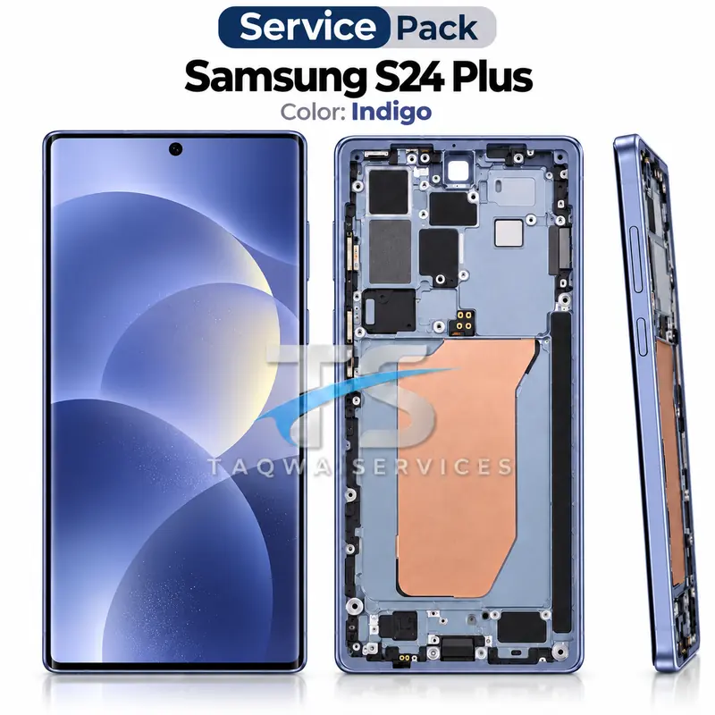 Écrans & Afficheurs Galaxy S24 Plus – Violet (Service Pack avec Chassis | Samsung)