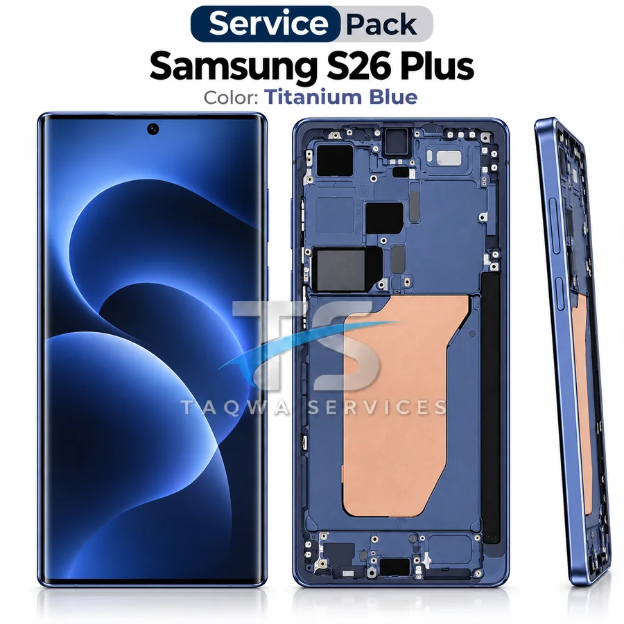 Écrans & Afficheurs Galaxy S26 Plus – Bleu Ciel (Service Pack avec Chassis | Samsung)