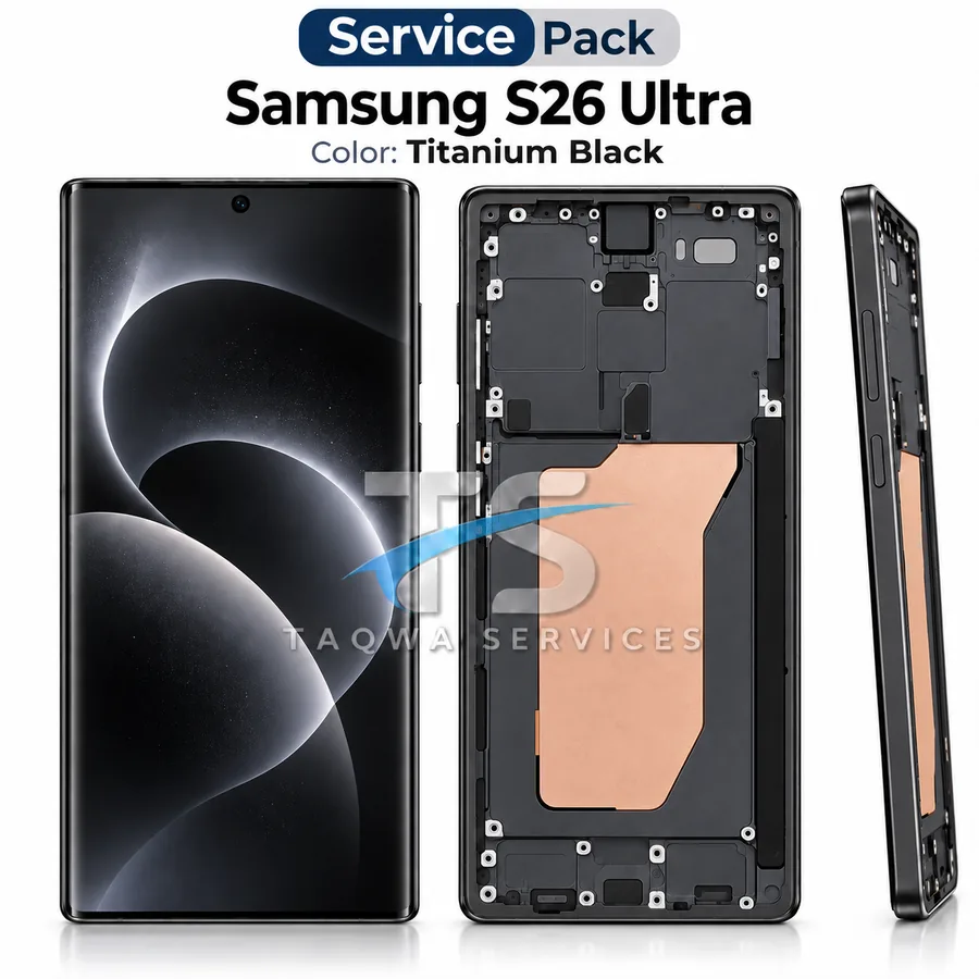 Écrans & Afficheurs Galaxy S26 Ultra(S948B) – Noir (Service Pack avec Chassis | Samsung)
