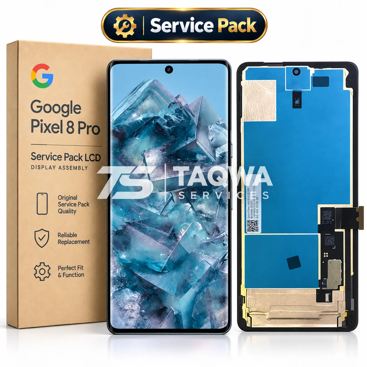 Pixel 8 Pro Screen & Display (Service Pack | Google Pixel)