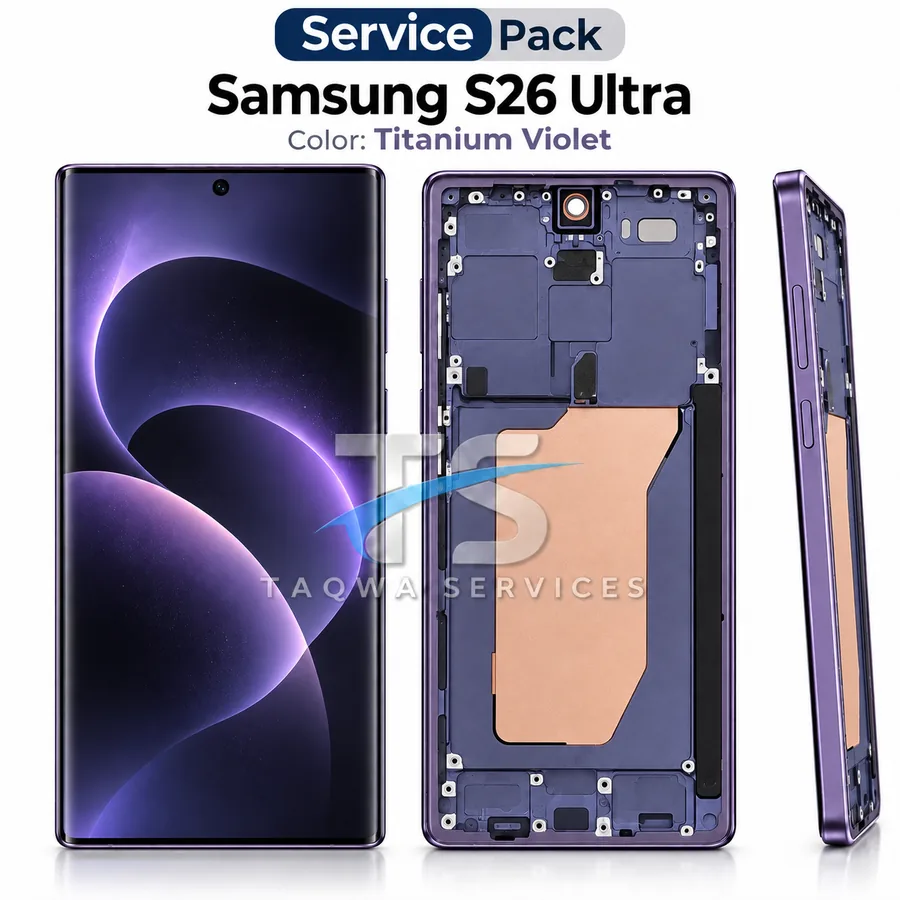 Écrans & Afficheurs Galaxy S26 Ultra(S948B) – Violet (Service Pack avec Chassis | Samsung)