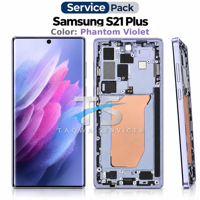 Écrans & Afficheurs Galaxy S21 Plus – Violet (Service Pack avec Chassis | Samsung)