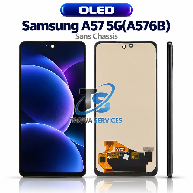 Galaxy A57 5G(A576B) Screen & Display – Black (Sans Chassis - OLED | Ori)