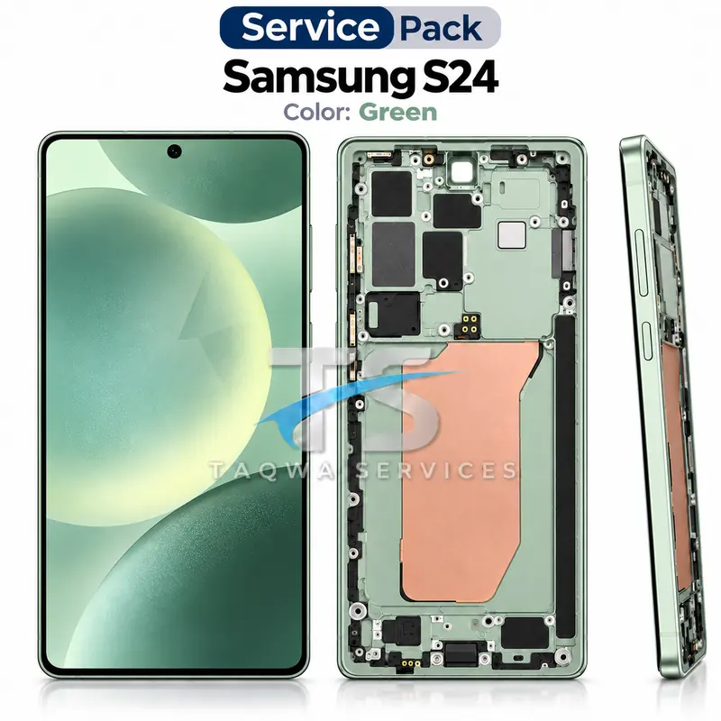 Galaxy S24 Screen & Display – Green (Service Pack avec Chassis | Samsung)