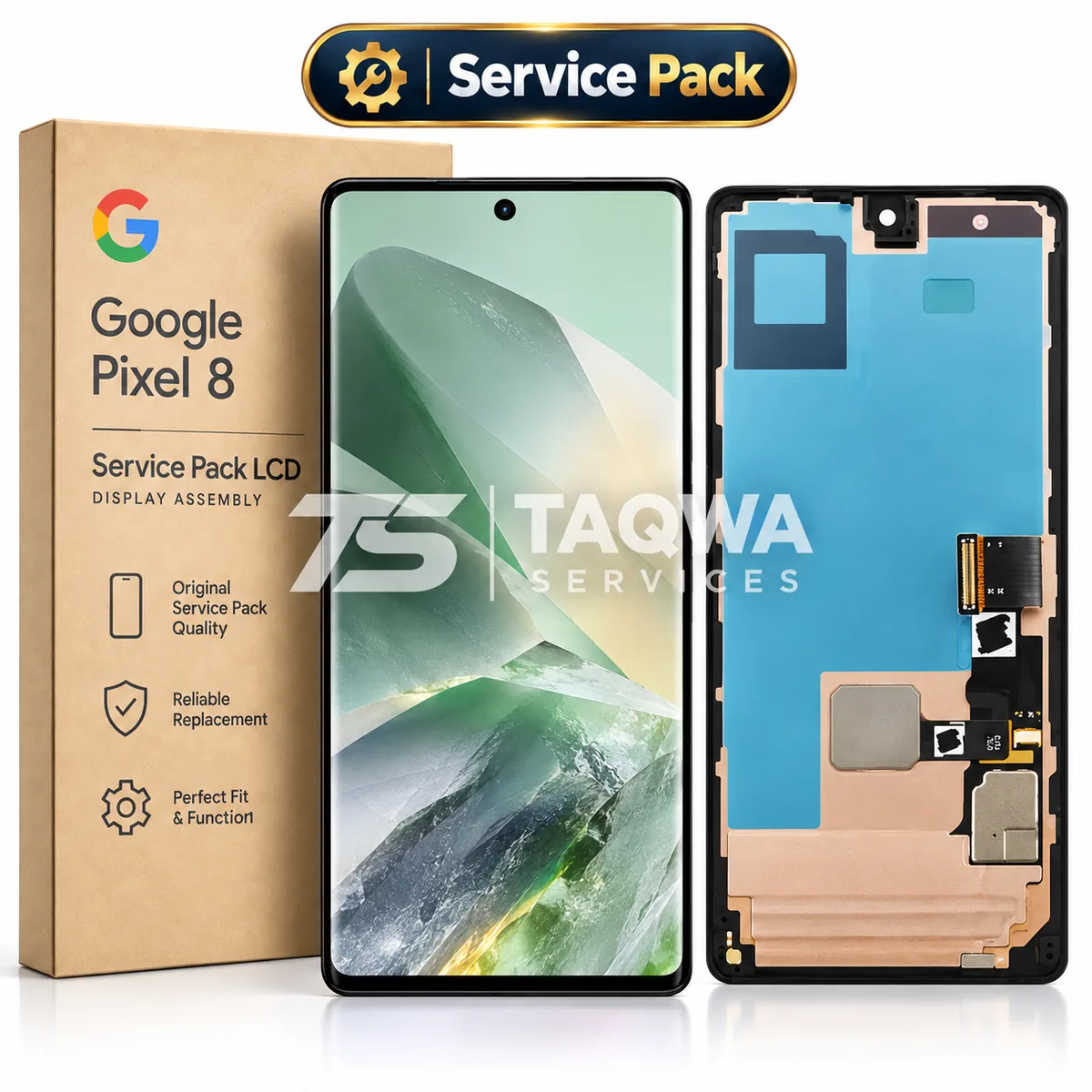 Pixel 8 Screen & Display (Service Pack | Google Pixel)