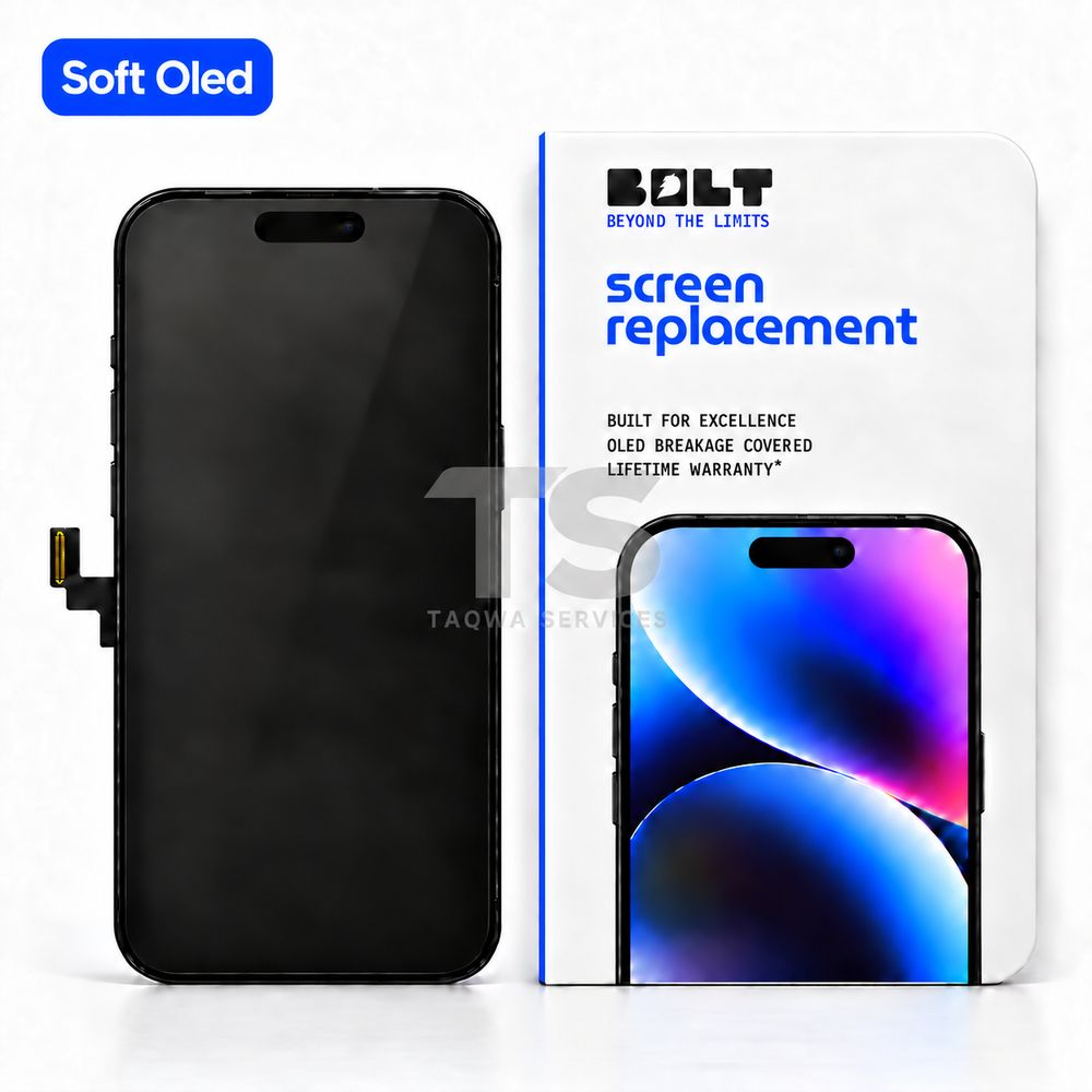 Écrans & Afficheurs iPhone 15 Pro Max (Soft OLED | BOLT)