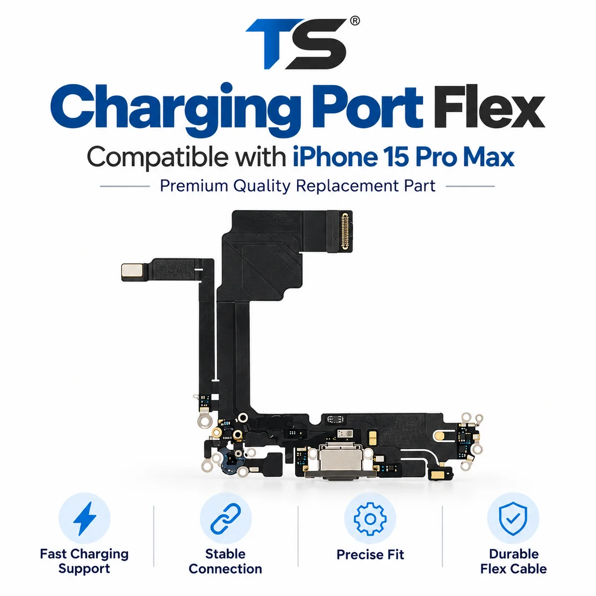 Connecteurs de Charge iPhone 15 Pro Max (Original | TS)