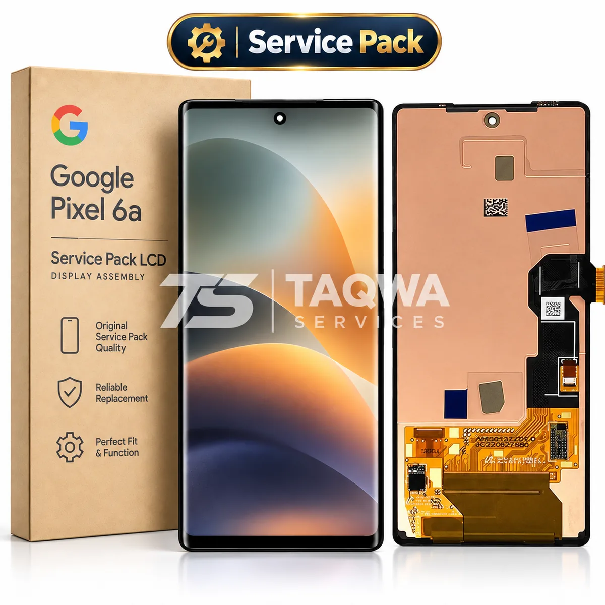 Pixel 6A Screen & Display (Service Pack | Google Pixel)
