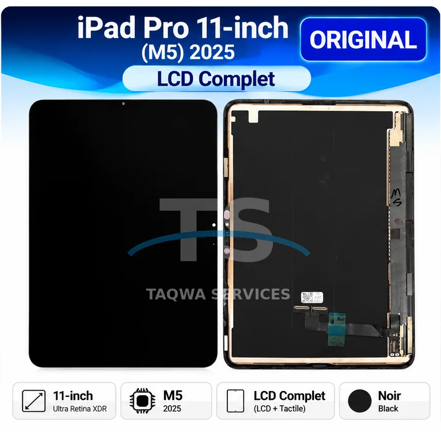 iPad Pro 11-inch (M5) [11"] (2025): A3357, A3358 Screen & Display – Black (LCD Complet - Original | Apple)