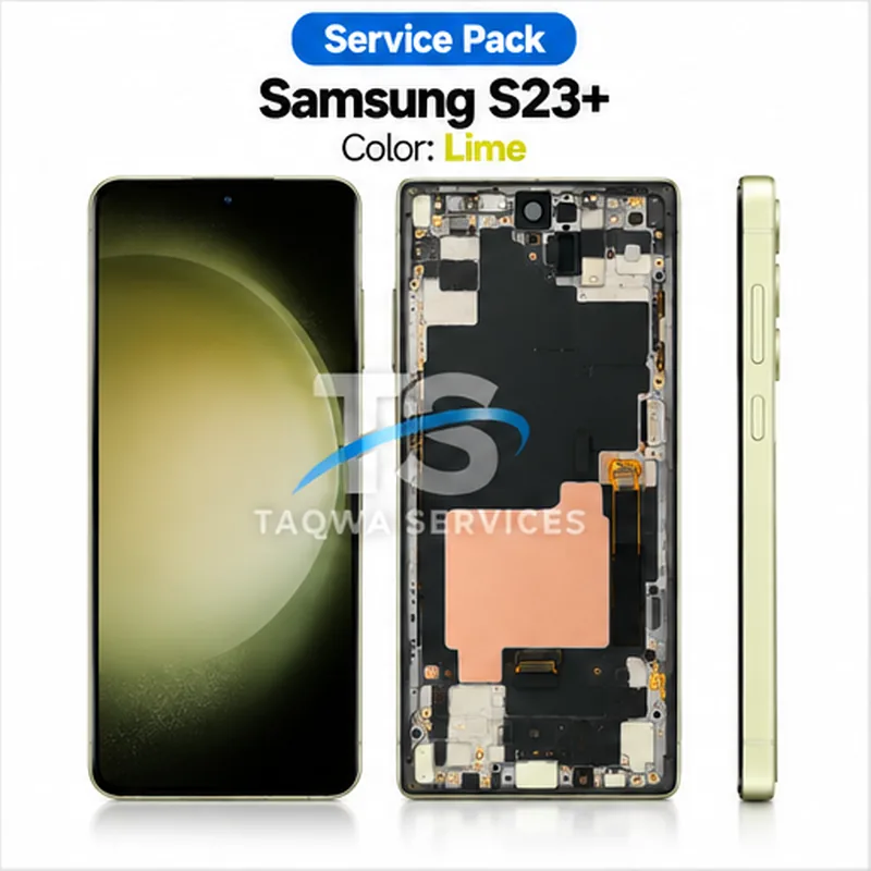 Galaxy s23 Plus Screen & Display – Violet (Service Pack avec Chassis | Samsung)