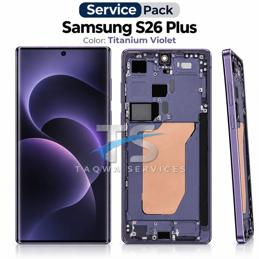 Écrans & Afficheurs Galaxy S26 Plus – Violet (Service Pack avec Chassis | Samsung)