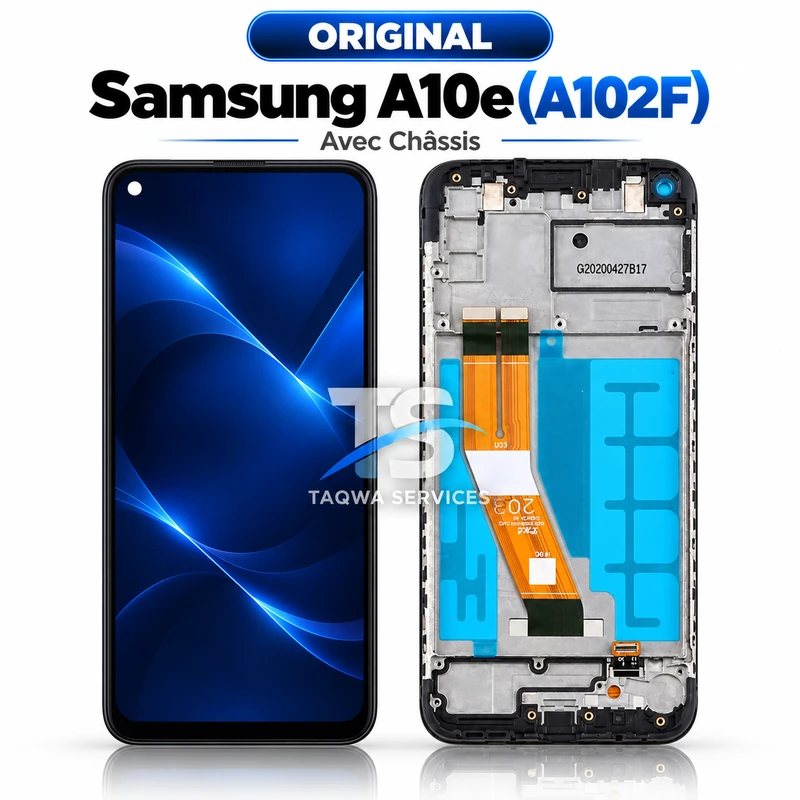 Écrans & Afficheurs Galaxy A10e(A102F) – Noir (Original - Avec Chassis | Ori)