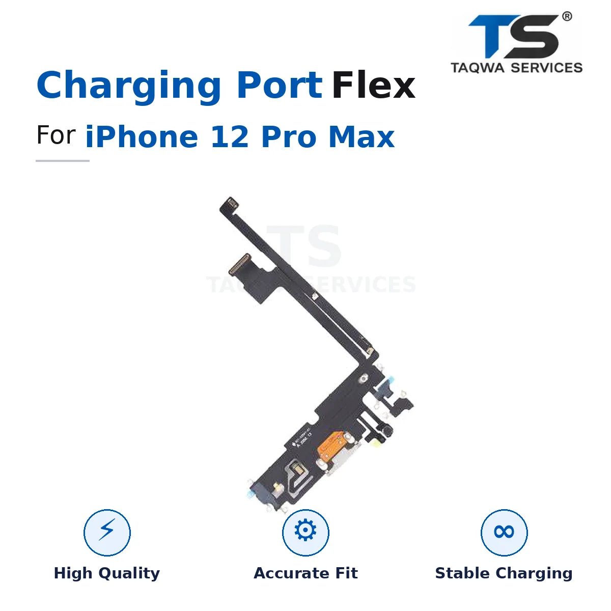 Connecteurs de Charge iPhone 12 Pro Max (Original | TS)